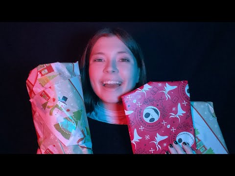 ASMR Unwrapping Gifts for Crinkle Tingles