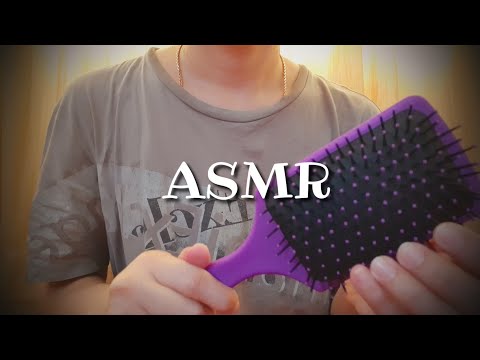 ASMR - Tapping Hair Brush (No Talking Videos)