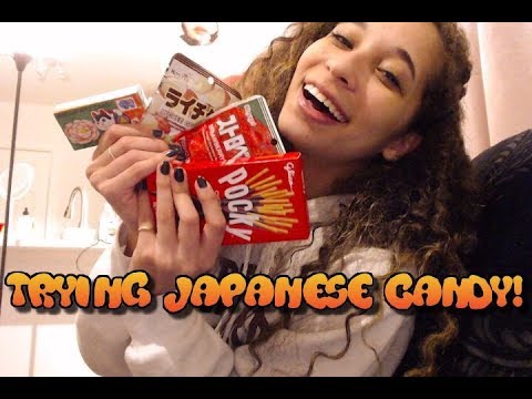 TRYING CANDY FROM JAPAN!!!