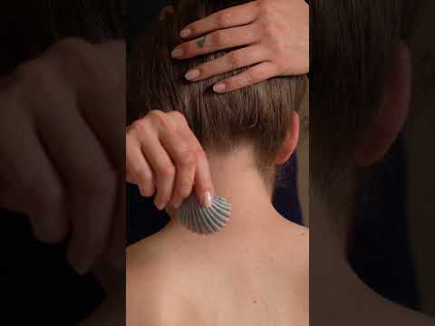 Tingly shell nape attention with @ChilibASMR  #asmrrealperson #asmr #napeattention #tingles