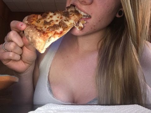 ASMR Eating Show: Pizza & Lasagna