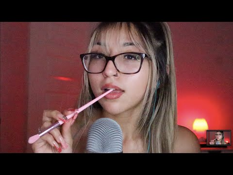 [ASMR] Painting You With Mouth Sounds | Tsk Tsk | Brushing + More 🖌🎨