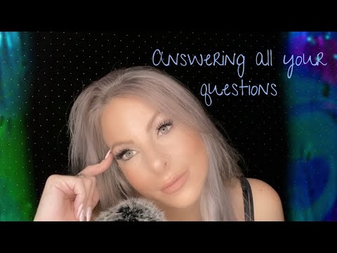 ASMR- Ear To Ear Up Close Whisper Q&A And Advice Giving Part 1