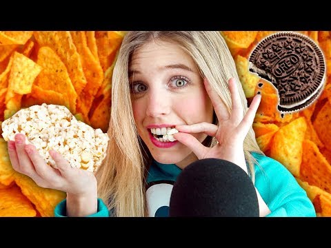 ASMR COMIENDO COMIDA MUY CRUJIENTE (Extremely eating crunchy sounds)