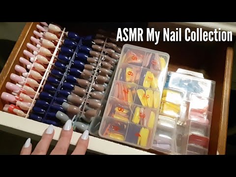 ASMR My Nail Collection (Whispered)