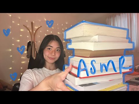 asmr: book tapping and scratching