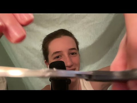 Asmr giving you a haircut (layered sounds and close whisper)