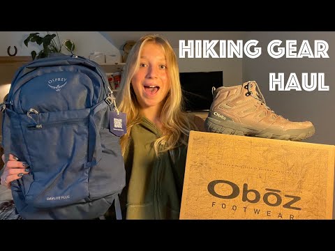 ASMR: Hiking Gear Haul:Tapping & Scratching 🥾