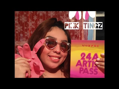 ASMR | Tapping on PINK 🌺💓 Objects/ Whispering