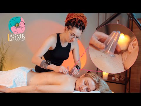 ASMR Vacuuming Back, Neck and Foot Massage by Anna