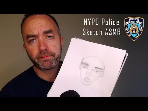 New York Police Sketch Artist ASMR.