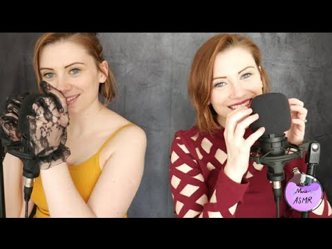ASMR - Double Trouble Twins| Mic Scratching| Mouth Sounds