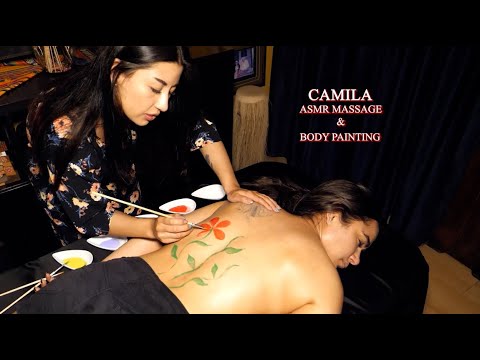 Camila ASMR Introspection Session & Massage With Soft Whispers and Delicate Caresses