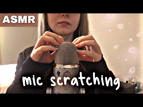 ASMR | Slow Mic Scratching With HIGH Sensitivty🎙💖 (No Talking)