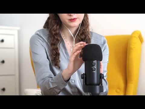 ASMR BLUE YETI MICROPHONE SCRATCHING ✨ no talking