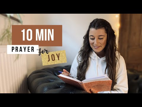 10 MIN PRAYER FOR JOY ❤️ | christian meditation, James 1:2, Fire cracking 🔥 Soft spoken asmr