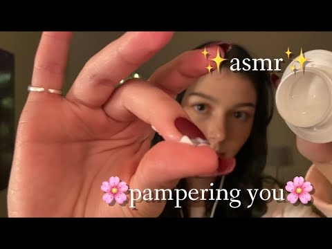 ASMR | Pampering You to Relieve Stress ~personal affirmations, layered sounds, close whispers~