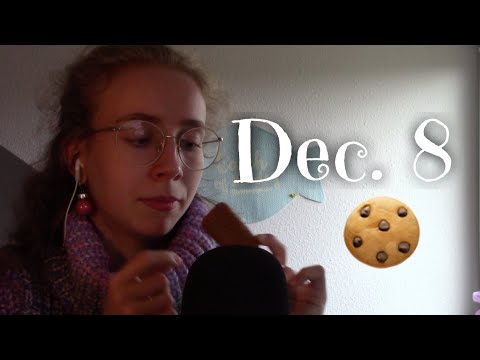 ASMR || Christmas Mukbang with Cookies + a SURPRISE 🍪🌈 (Advent Calendar 2021)