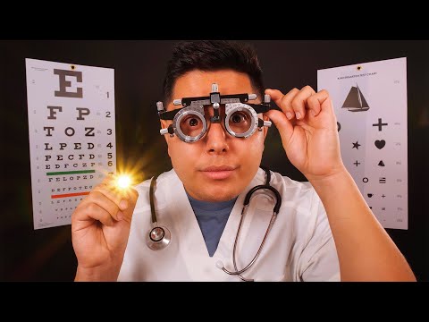 ASMR | A Traditional Eye Exam done FAST! | Medical Roleplay
