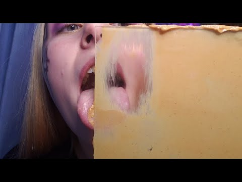 Licking Glass / Wet Mouth Sounds / Plucking and eating ASMR ~ FC(ASMR)