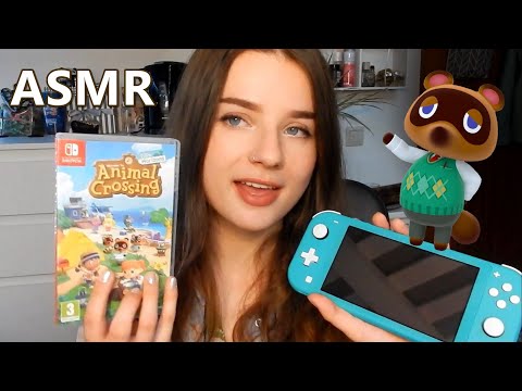 ASMR 🎮 Nintendo Switch Lite & Animal Crossing Unboxing!!! (Soft Spoken)