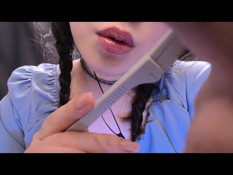Up Close ASMR on Your Eyes and Face with Breathing for Your Sleeping and Anxiety Relief 👀👂