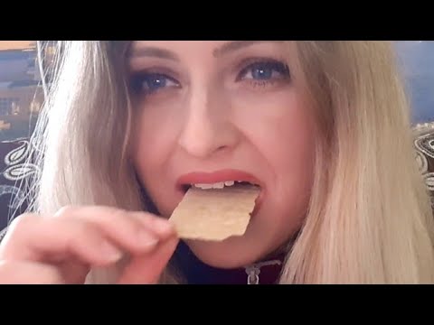 Asmr eating chips,  eating sounds, mouth sounds,  crunching sounds