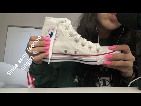 FAST and AGGRESSIVE asmr on my new shoes