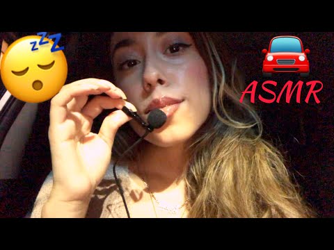 ASMR 🚘Whispered Ramble & Phone Tapping Inside My Car!