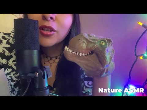 ASMR DINO NOMS, WET MOUTH SOUNDS, AND PERSONAL ATTENTION