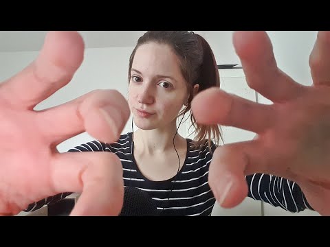 ASMR pure hand sounds and movements to relax, no talking after intro - blue yeti