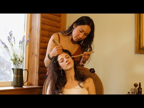 [ASMR] Scalp Check with Julia ❤️ Real Person Massage, Gua Sha, Hair Play, & Acupressure