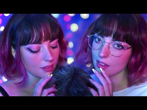 ASMR Fluffy Layered Inaudible Whispers From 2 Of Me :D