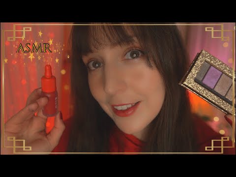 ⭐ASMR Doing Your Makeup for a Date [Sub] Binaural Layered Sounds, Soft Spoken