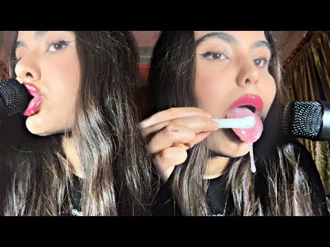 ASMR Mouth Sounds👄| Glass Dropper Nibbling On Tascam Mic💖😴