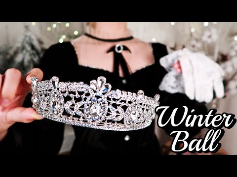 ASMR | Dolling my Princess Up for the Winter Ball ❄️ (hair, makeup, music, layered sound) ft.Dossier