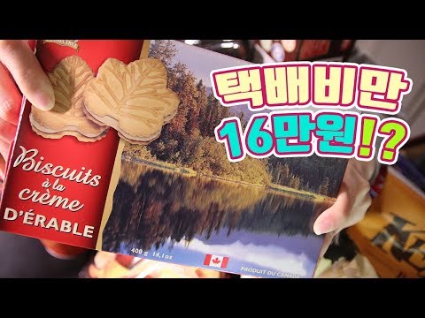 [ASMR] 한국어 / 캐나다에서 온 과자 선물 맛보기 / Various snack eating sounds