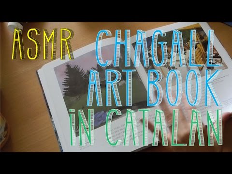 ASMR Chagall Art Book | Page Turning | Catalan Whispering | LITTLE WATERMELON