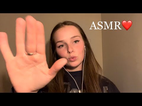 asmr😴 personal attention (hair brushing, lotion sounds, face tracing)💋✨🌙💕