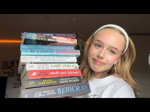 ASMR books on my to be read !! ✩📖 | rambling and book tapping