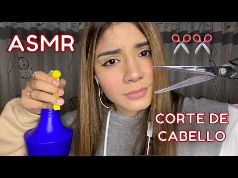 ASMR ROLEPLAY ESPAÑOL /CORTE DE CABELLO CAÓTICO (Peluquería virtual)