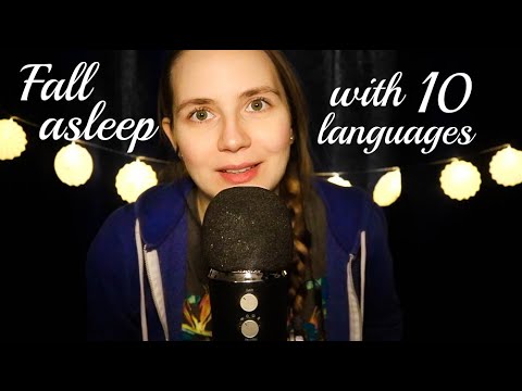 ASMR Helping You Sleep in 10 Different Languages