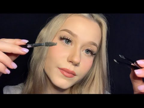 ASMR | Doing Your Eyebrows (Up Close & Personal Attention)