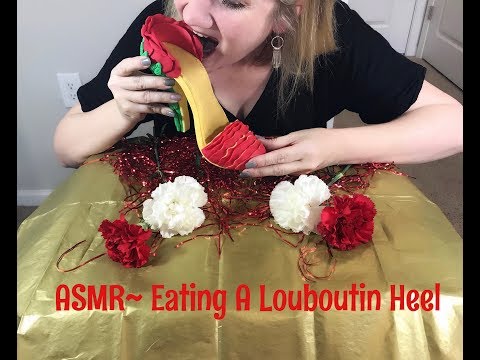 ASMR~ EATING Louboutins 👠 🍽