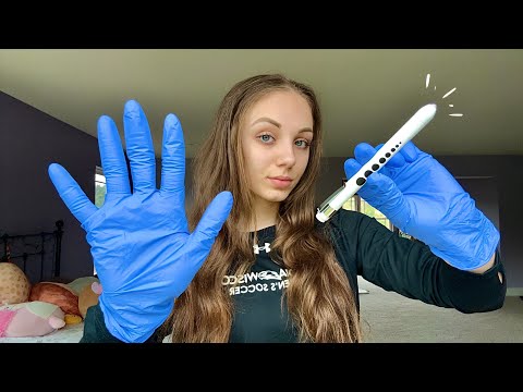 ASMR || Medical Face Exam! (Skin and Sensation Test!)