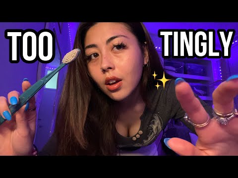 WARNING! This ASMR is TOO FAST & AGGRESSIVE ⚠️💤 EXTREME tingles @ 1:39
