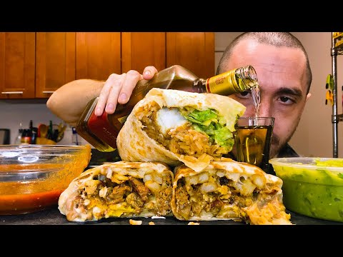 GIANT BURRITOS | MUKBANG | ASMR