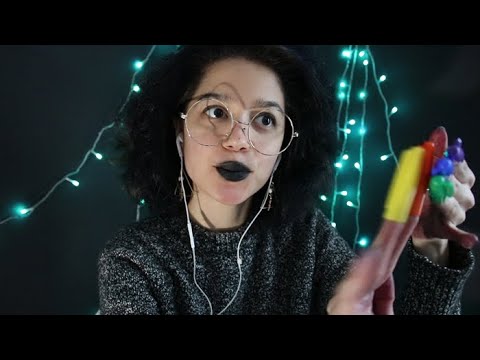 ASMR~ Acrylic Nails Tapping {Sharpie Markers}