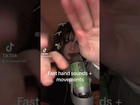 ASMR | Fast Hand Sounds, Mouth Sounds and Hand Movements #asmr #asmrmouthsounds #visualtriggers