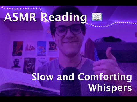 ASMR Reading Until You Fall Asleep 📖 (Slow and Comforting Whispers)